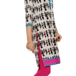 Astitva Women Printed V-neck Calf Length Kurta (Medium)