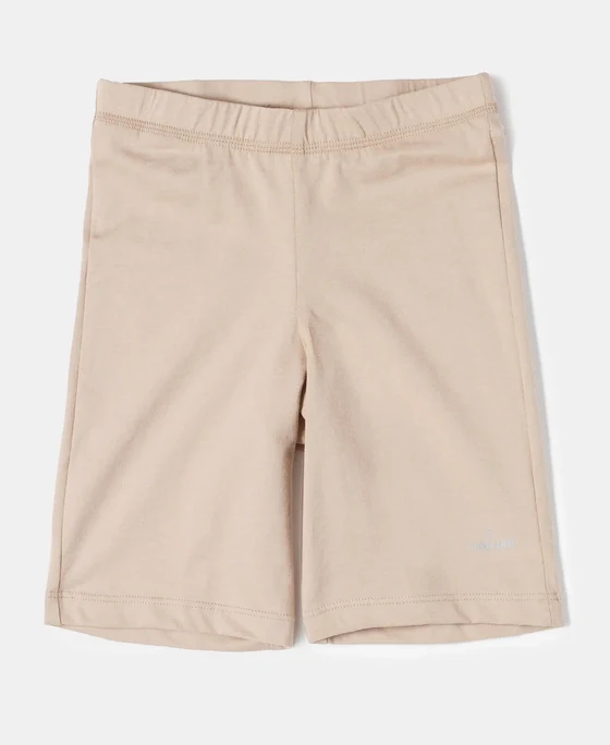 Jockey Girls Super Combed Cotton Elastane Stretch Skin Color Shorties – SG03