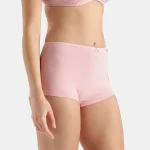 Jockey Woman Fashion Essentials High Coverage Cotton Elastane Boyshort Panty - SS 04