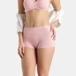 Jockey Woman Fashion Essentials High Coverage Cotton Elastane Boyshort Panty - SS 04