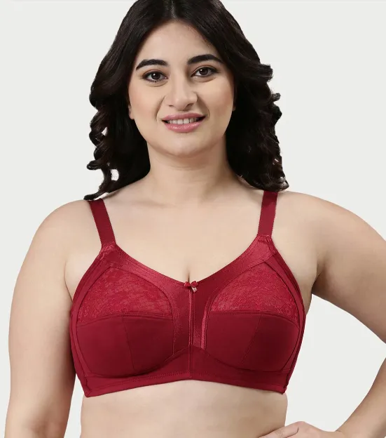 Enamor A014 Supima Cotton Full Coverage Support Bra