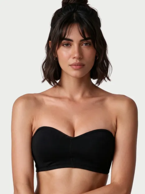Enamor A019 Wirefree Strapless Perfect Shaping Bra - Black