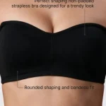 Enamor A019 Wirefree Strapless Perfect Shaping Bra - Black