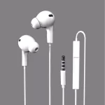 Swiss Military EAR NUTS Wired Earphones with Mic – White, 3.5mm Jack