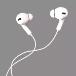 Swiss Military EAR NUTS Wired Earphones with Mic – White, 3.5mm Jack