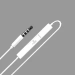Swiss Military EAR NUTS Wired Earphones with Mic – White, 3.5mm Jack