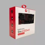 Swiss Military Audio SM-COZMO Wired Earphones with Mic – Black, 3.5mm Jack