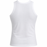 Dollar Man Bigboss Fine RN Men's White Vest – Single Piece