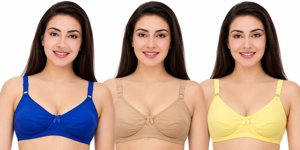 DoCare Women Blossom Mold Comfort Bra Combo – Pack of 3