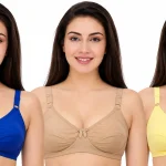 DoCare Women Blossom Mold Comfort Bra Combo – Pack of 3