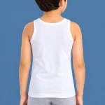 Jockey Boys Super Combed Cotton Round Neck Sleeveless Vest – White 3320