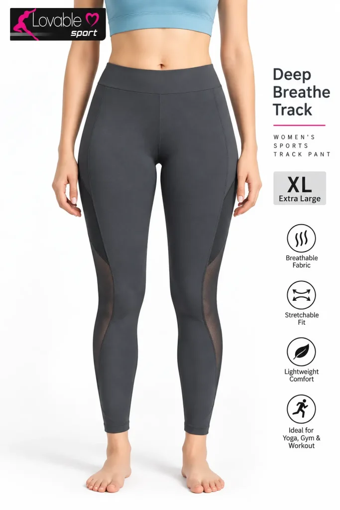 Lovable Sport Wonder Crop Women’s Knit Capri – XXL