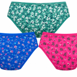 VIP Feelings Passion Women's Panty Inner Elastic Print – (Pack of 3)