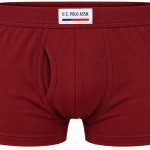 U.S. Polo Assn. Essentials Men's Cotton Boxer Brief – Maroon – 1 Piece