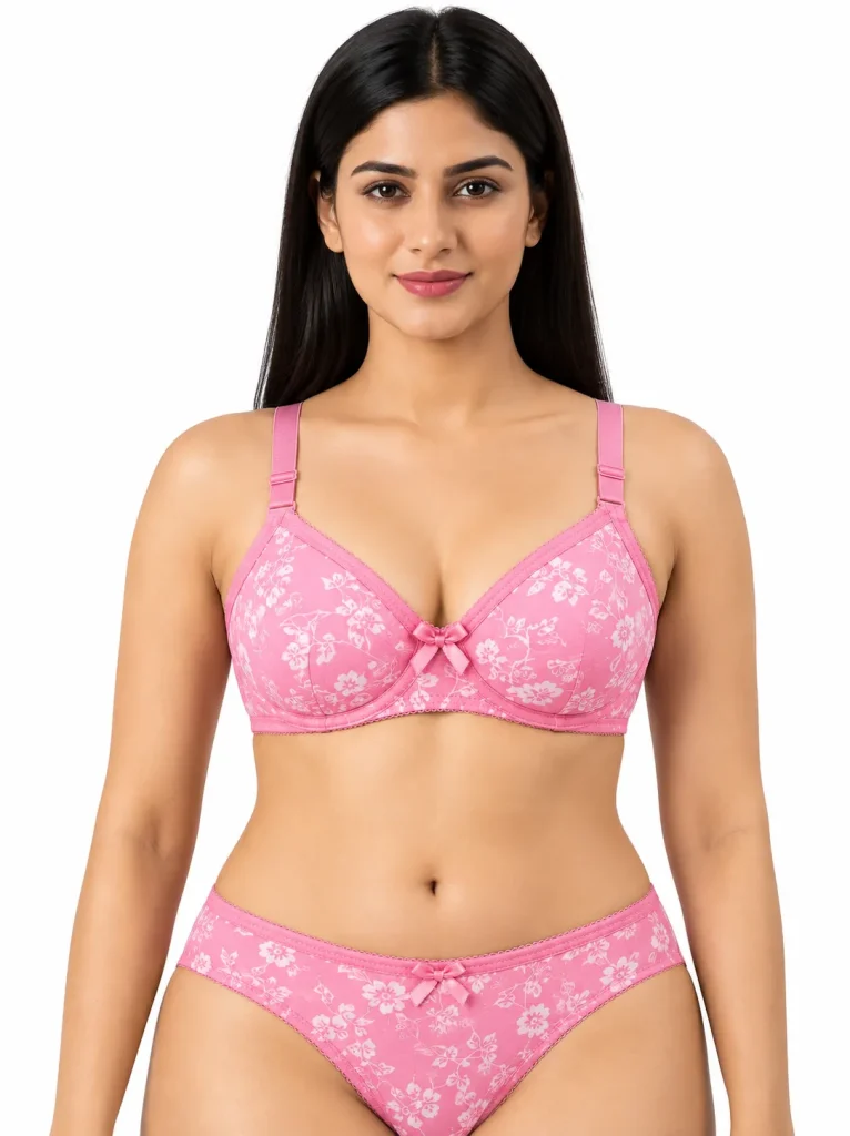 Desire Palki Set – Women's Printed Bra & Panty Set