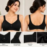 Arise Beauty Women's Bra Combo Pack of 6 – Black, White & Cream-36/90cm