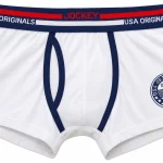 Jockey USA Originals Boys Cotton Stretch Trunk – UB 03, White