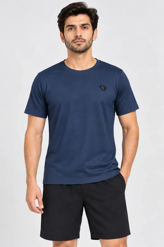 2GO Activewear Men's Prussian Blue T-Shirt