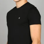Benetton Men’s Round Neck T-Shirt 666DI – Black