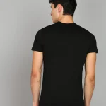 Benetton Men’s Round Neck T-Shirt 666DI – Black