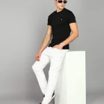 Benetton Men’s Round Neck T-Shirt 666DI – Black