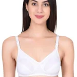 4KAYS Women Maternity & Nursing Comfortable Breastfeeding Bra – Non Padded Combo Pack of 2 (Skin & White)